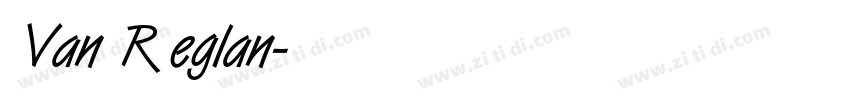Van Reglan字体转换